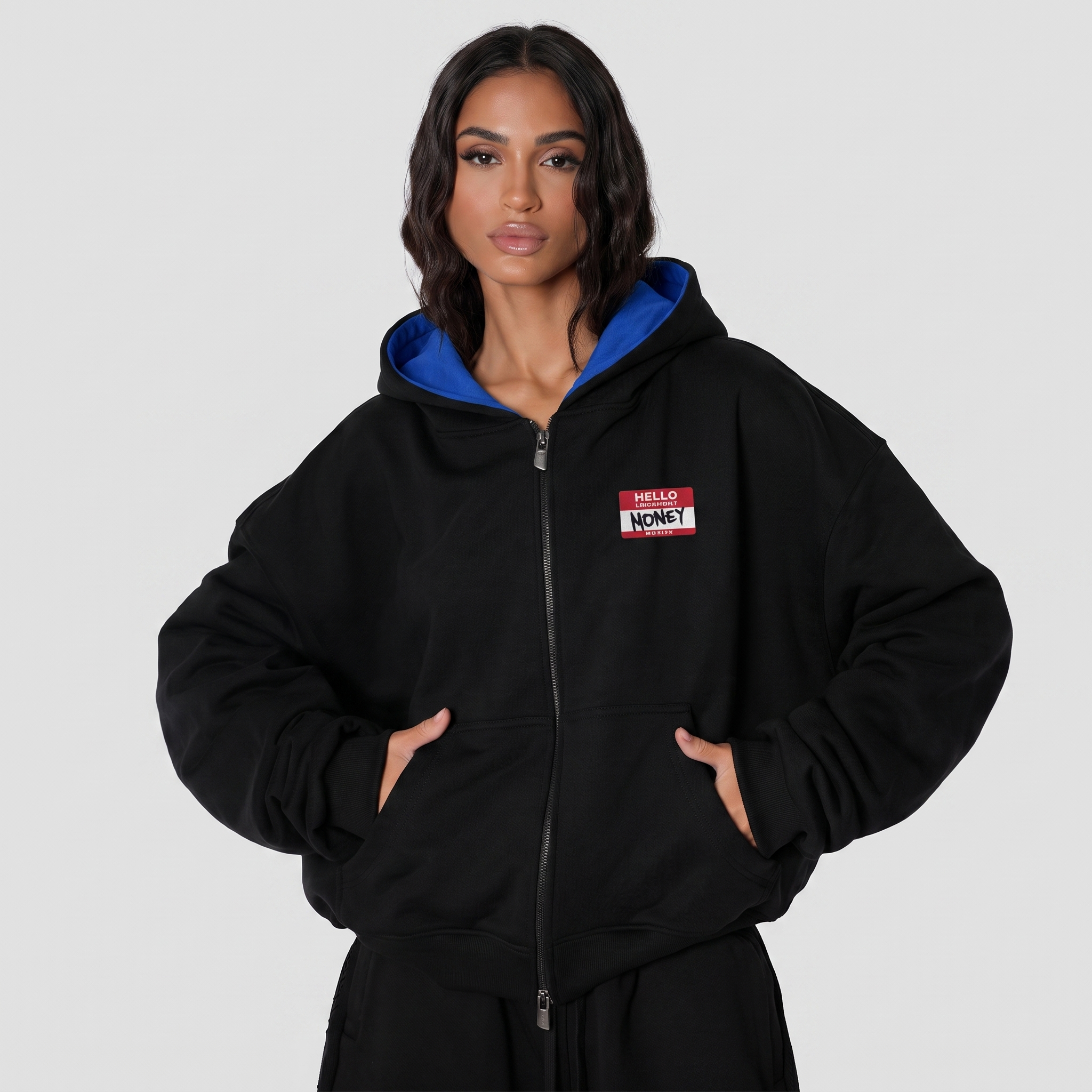 STRONG ZIP-HOODIE / Red